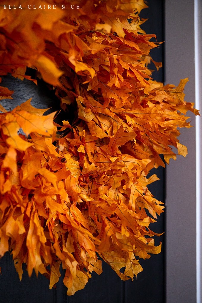 EllaCo preserved leaf wreath