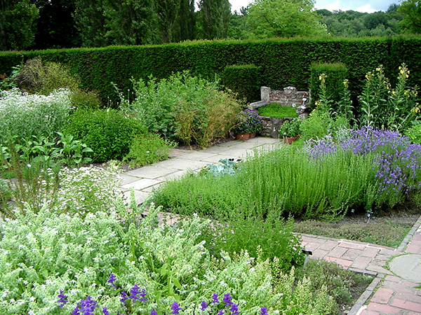 Herb Garden Design at Sissinghurst Castle Garden