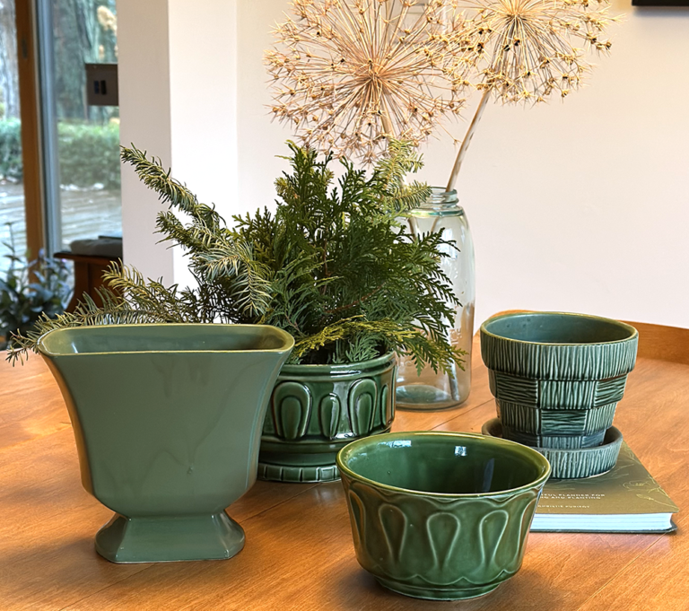My collection of McCoy pottery